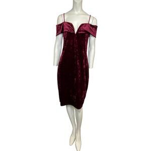 NEW WWW mini dress in wine